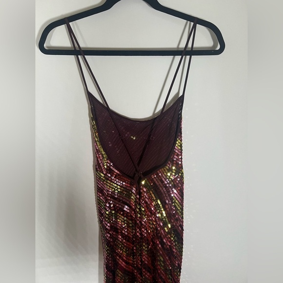 RIXO Multicolor Sequin Midi Dress - Picture 7 of 15